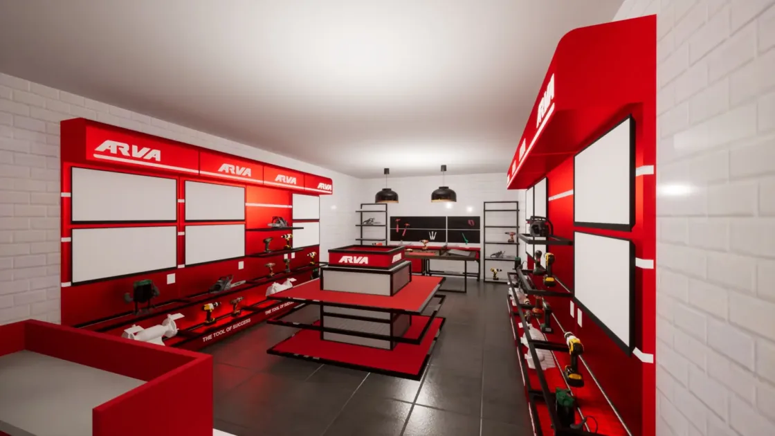 طراحی فروشگاه آروا